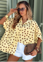 Hemd w Punkte Hello Bellissima Weiß