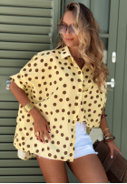 Hemd w Punkte Hello Bellissima Weiß