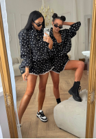 Hemd w Punkte Dot Romance Schwarz