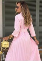Koszulowa Kleid maxi w paski Julieta Rosa