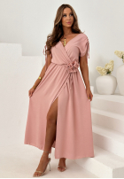 Kleid midi z różą Dreamy Garden Rosa