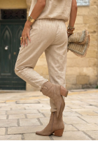 Set Bluse i Hose Sandy Touch Beige