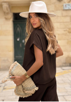 Set Bluse i Hose Sandy Touch Beige