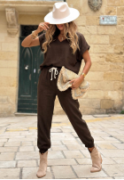 Set Bluse i Hose Sandy Touch Beige