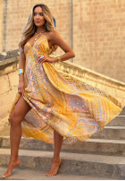 Wzorzysta Kleid maxi na ramiączkach Sun Rituals Blau