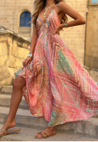 Wzorzysta Kleid maxi na ramiączkach Sun Rituals Blau