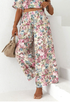 Material Hose wide leg Flora Amora Beige