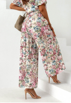 Material Hose wide leg Flora Amora Beige