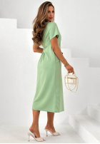 Kleid maxi z wiązaniem Stay With You Camel