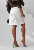 Krótkie spodenki z paskiem Sun Honey Weiß