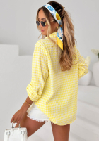 Hemd w kratę Just Believe Gelb