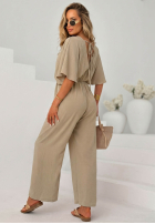 Kleid maxi w panterkę Wild Jungle Beige