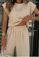 Set Bluse i Hose Glow Mood Ecru