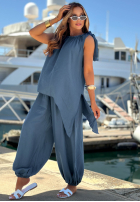 Set top i Hose joggery Sun Flame Camel