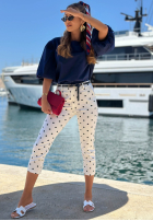Bluse z bufkami Sweet Summer Dunkelblau