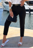 Bawełniane Hose Chinohose Sunny Bari Schwarz