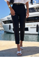 Bawełniane Hose Chinohose Sunny Bari Schwarz