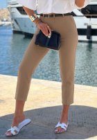 Bawełniane Hose Chinohose Sunny Bari Mokkafarben