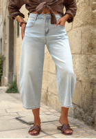 Hose Jeans mom fit Let It Flow Hellblau