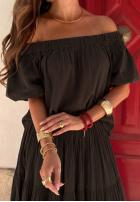 Bluse Kleid im spanischen Stil z bufkami Malta Delizia Rot