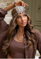 Wzorzysta Tuch w panterkę Dark Panther Beige