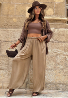 Material Hose joggery Ocean Kiss Weiß
