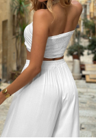 Set 4w1 narzutka, Hose, top i Tuch Amore Bello Gelb