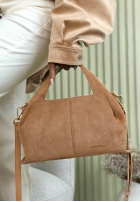 Zamszowa Tasche Annabelle Mokkafarben