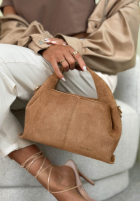 Zamszowa Tasche Annabelle Mokkafarben