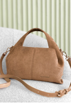 Zamszowa Tasche Annabelle Mokkafarben