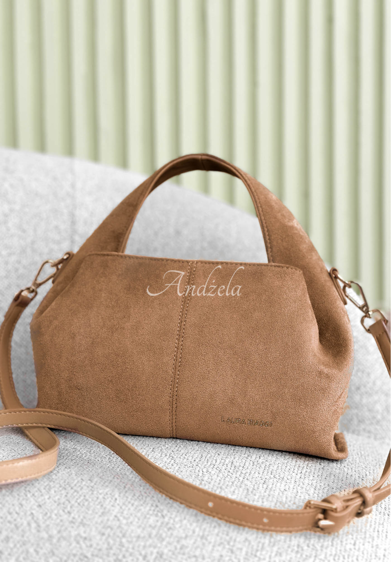 Wildledertasche Annabelle Camel