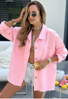 Jeans Jacke z nadrukiem Neon Lady Puderrosa