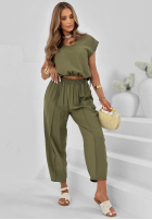 Materiałowy Set Bluse i Hose Sunrise Sun Weiß