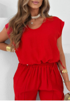 Materiałowy Set Bluse i Hose Sunrise Sun Weiß