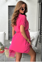 Koszulowa Kleid The Holiday Fuchsia