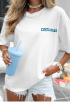 T-Shirt z nadrukiem Costa Mesa Weiß