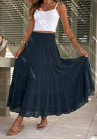 Rock maxi z falbankami Pretty Estrella Rot