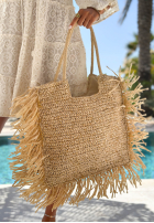 Pleciona Tasche Sunlit Weave Beige