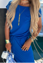 Bawełniana Kleid ze ściągaczem Moonlight Harbor Dunkelblau