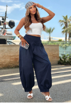 Material Hose joggery Paradise Dock Dunkelblau
