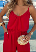 Długi Jumpsuit na ramiączkach Salt Breeze Blau