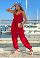 Długi Jumpsuit na ramiączkach Salt Breeze Blau