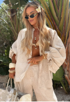 Haftowana Bluse boho Ti Amo Gelb