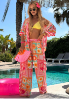 Wzorzysty Set Hemd i Hose wide leg Sweet Paradise Rosa