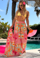 Wzorzysty Set Hemd i Hose wide leg Sweet Paradise Rosa