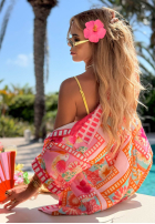 Wzorzysty Set Hemd i Hose wide leg Sweet Paradise Rosa