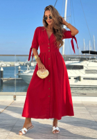 Kleid maxi Watching The Sunrise Beige