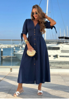 Kleid maxi Watching The Sunrise Beige