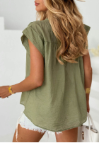 Lekka Hemd z falbankami Sweet Solstice Khaki