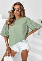 Bluse z bufkami Sweet Summer Dunkelblau